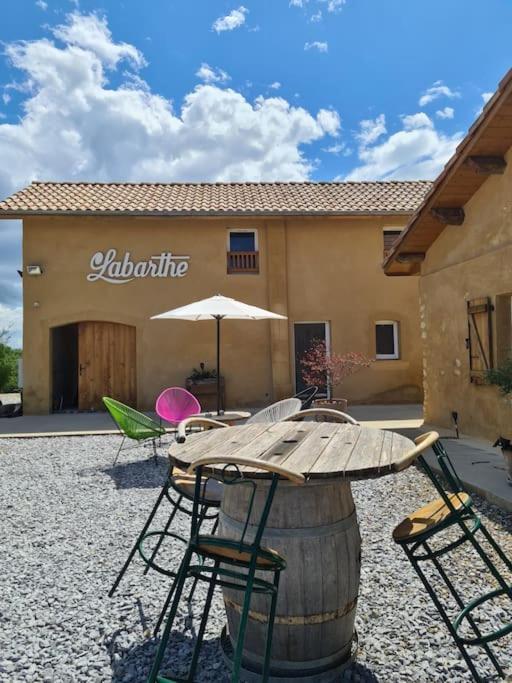 Corps De Ferme Labarthe A Pimbo Villa Bagian luar foto